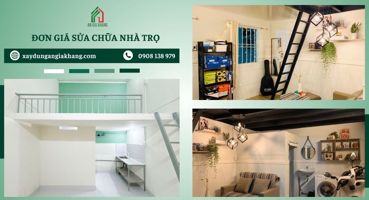 Đơn giá sửa chữa nhà trọ 