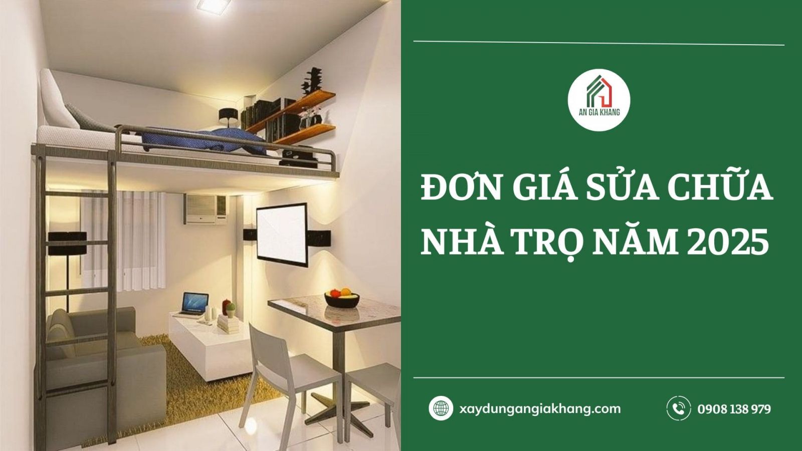 Đơn giá sửa chữa nhà trọ