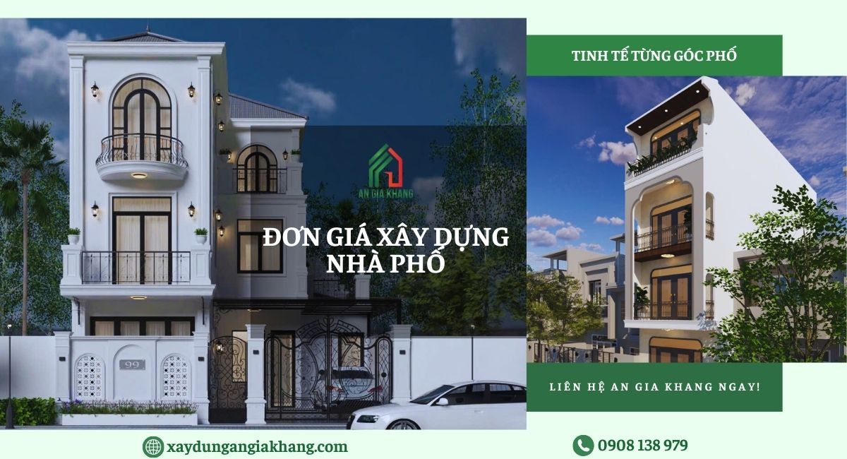 Xây dựng nhà phố trọn gói năm 2025
