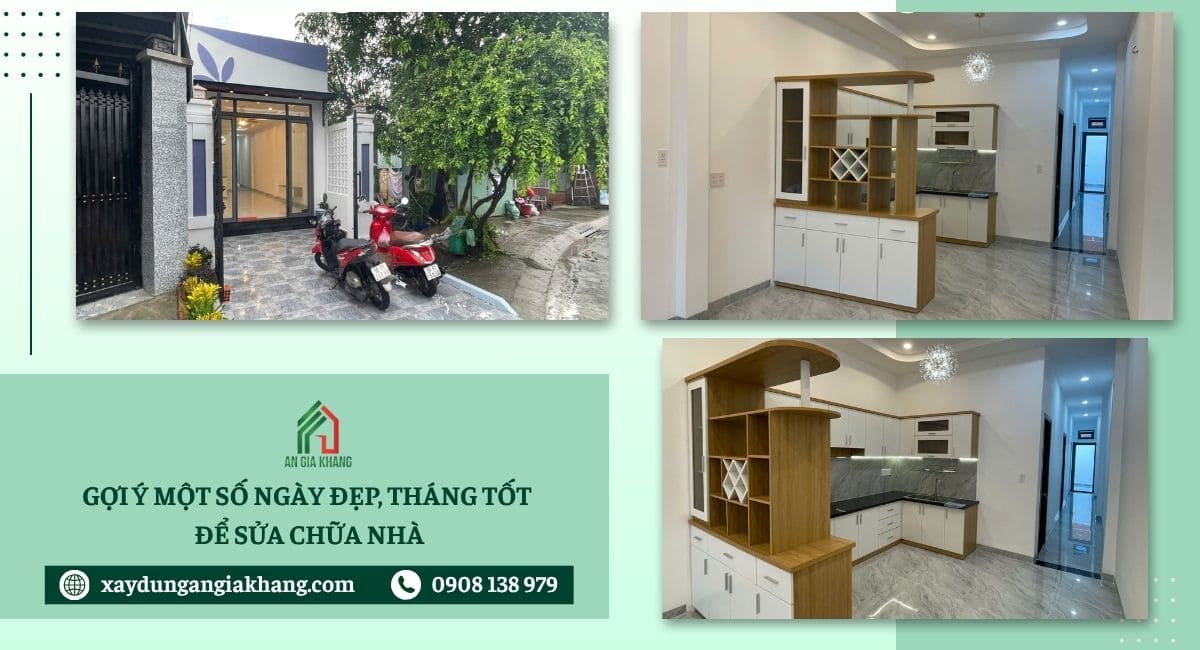 Gợi ý một số ngày đẹp, tháng tốt để sửa chữa nhà