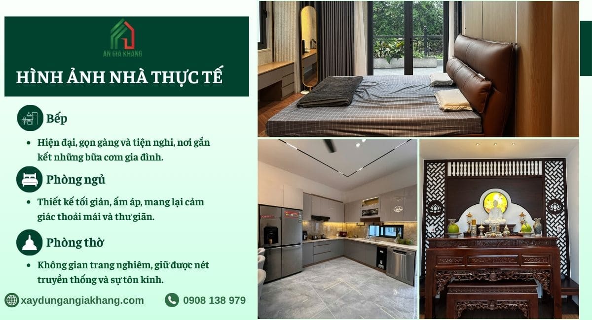Hình hảnh thực tế nội thất nhà anh Hải 
