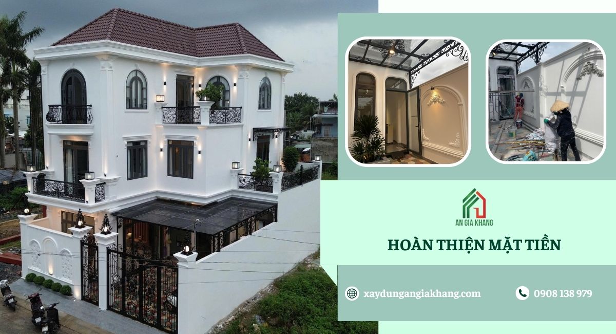 Hoàn thiện mặt tiền 