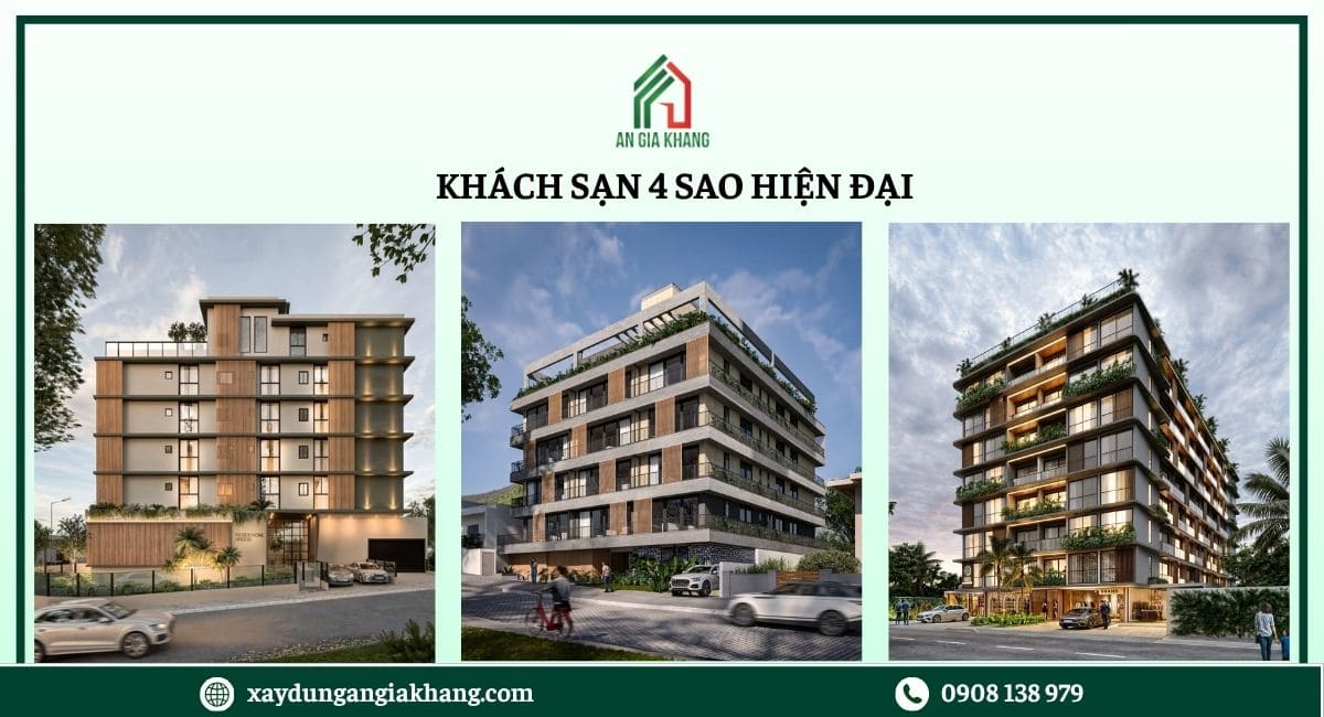 Khách sạn 4 sao hiện đại