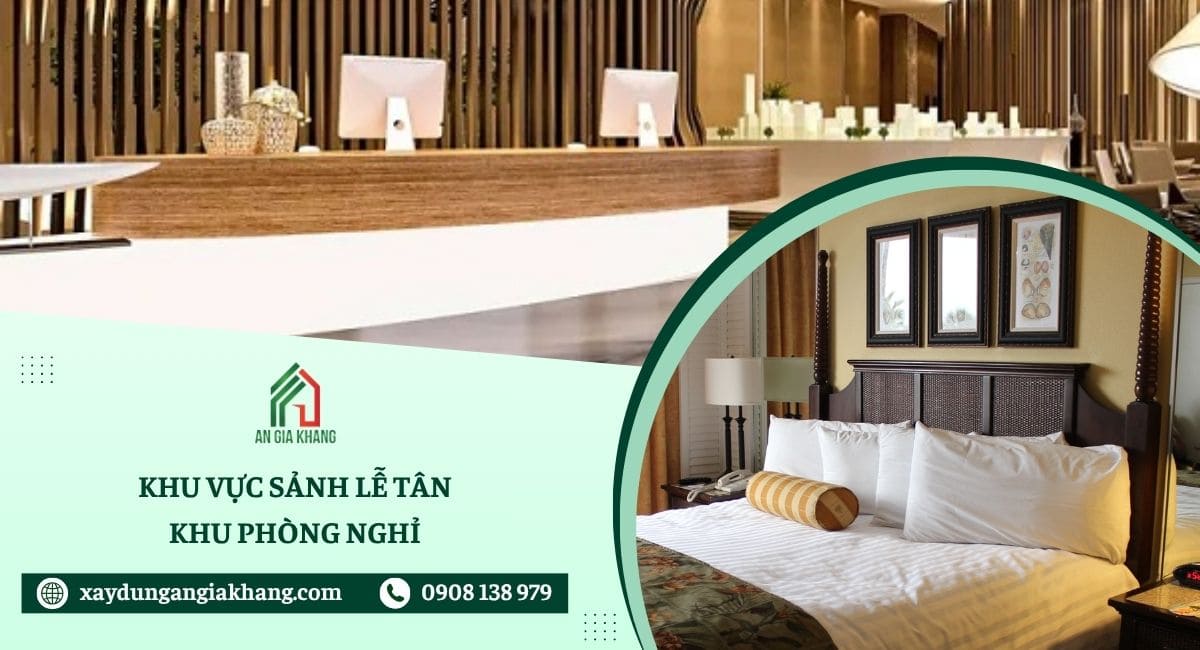 Khu vực sảnh lễ tân và phong nghỉ