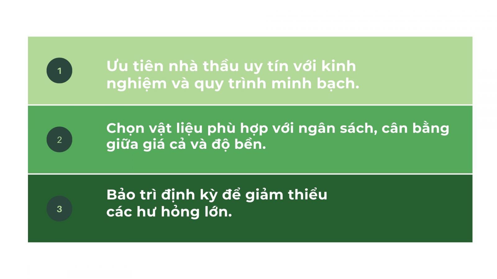 lưu ý để tối ưu hóa chi phí sửa chữa nhà trọ