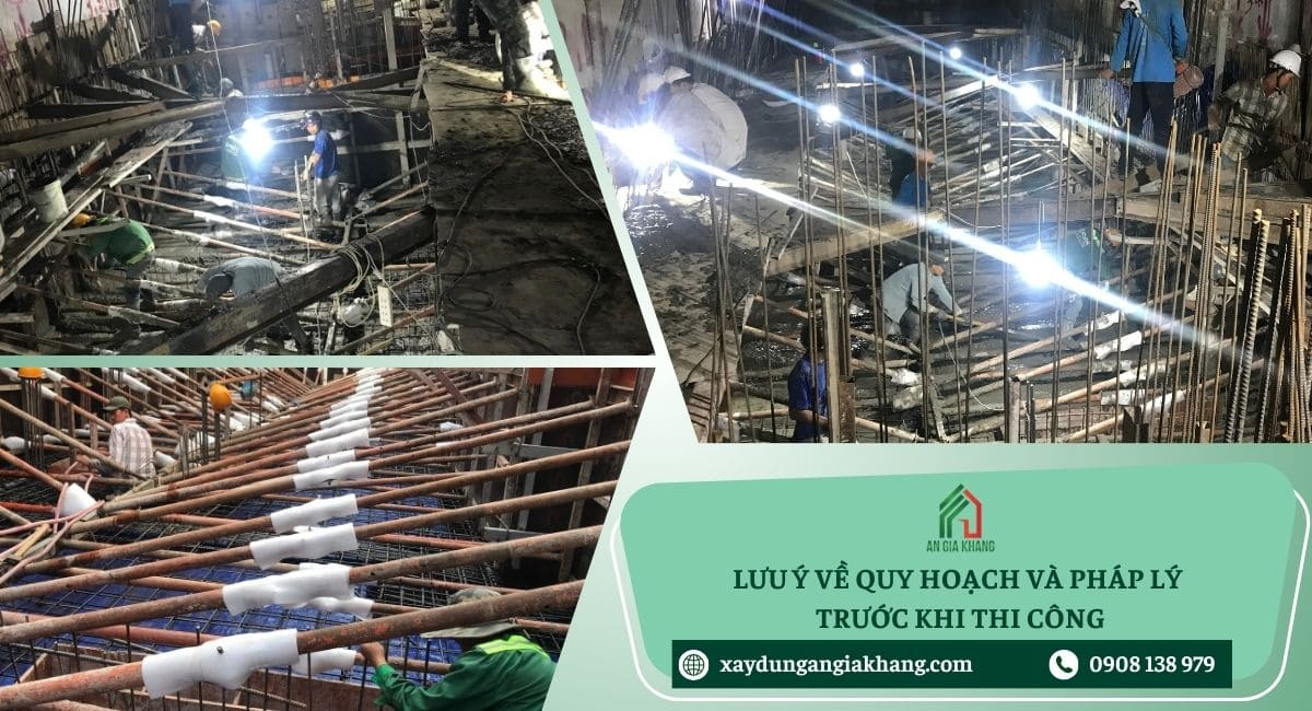 Lưu ý về quy hoach và pháp lý trước khi thi công 