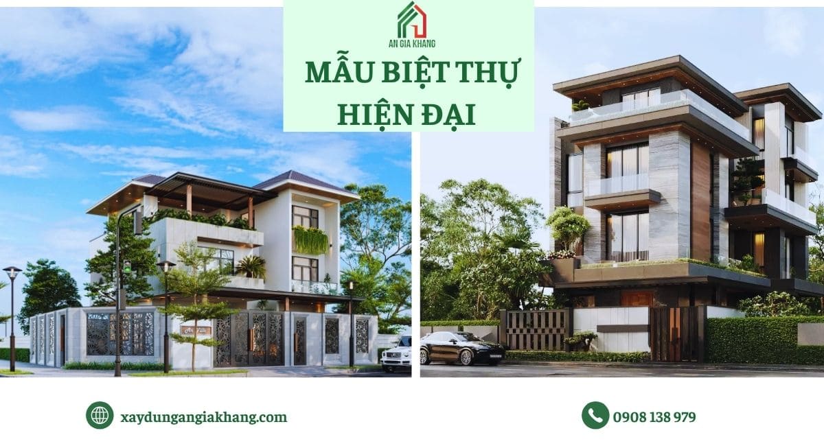 Mẫu biệt thự hiện đại tại An Gia Khang 