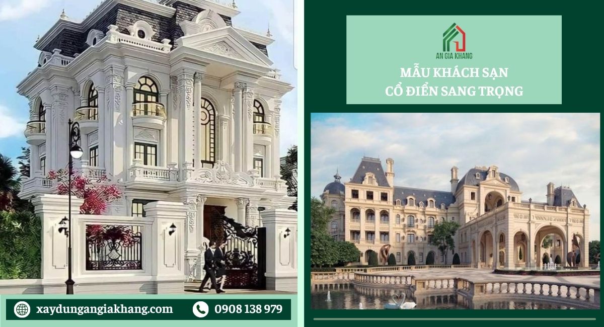 Mẫu khách sạn cổ điển đẹp