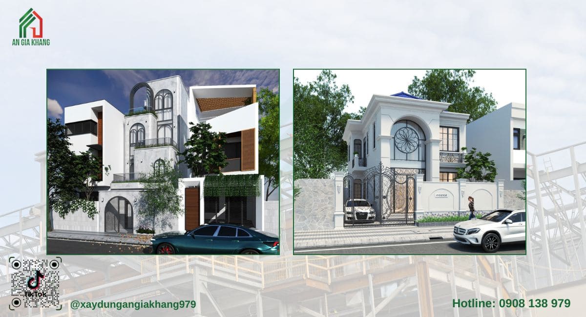 Mẫu nhà phố hợp phong thủy có thể tham khảo