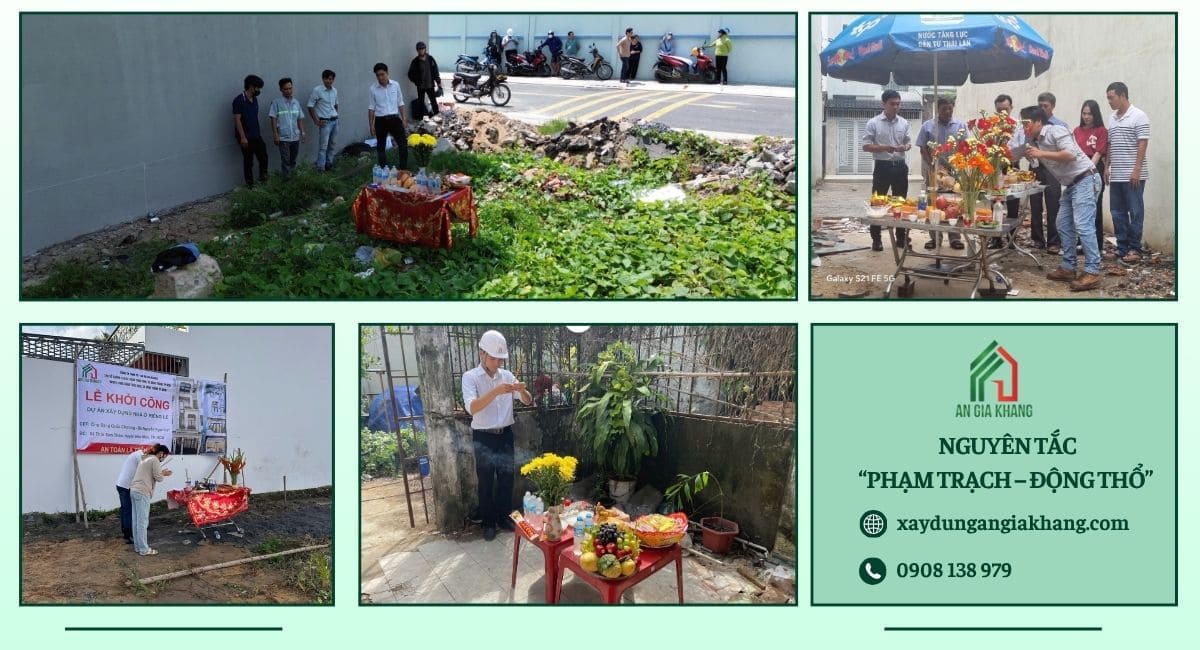 Nguyên tắc phạm trạch - động thổ