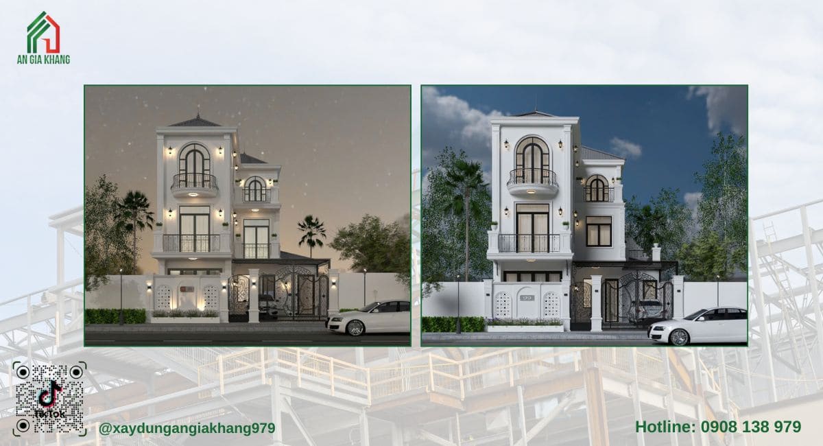 Mẫu nhà phố đẹp tại An Gia Khang