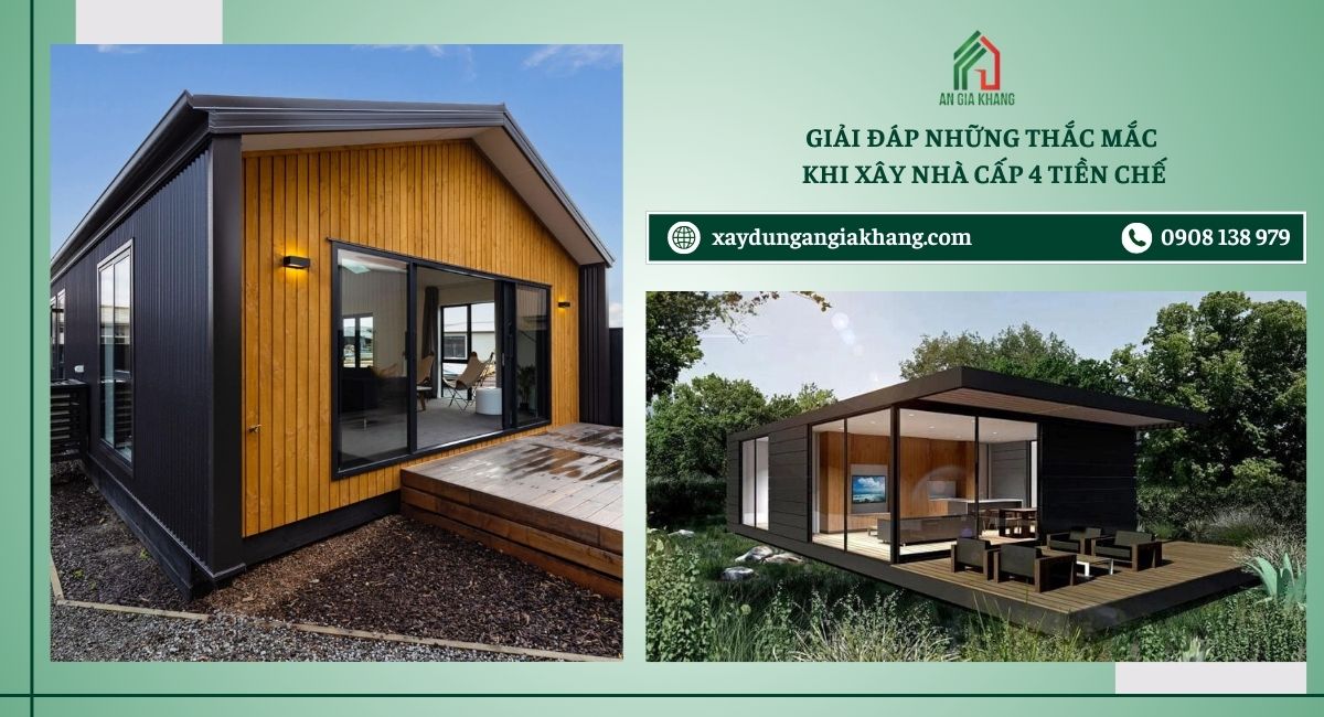 Những câu hỏi An Gia Khang thường gặp khi xây nhà cấp 4 tiền chế