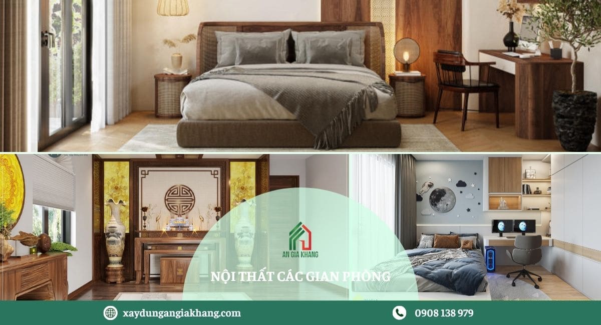 Nội thất các gian phòng 