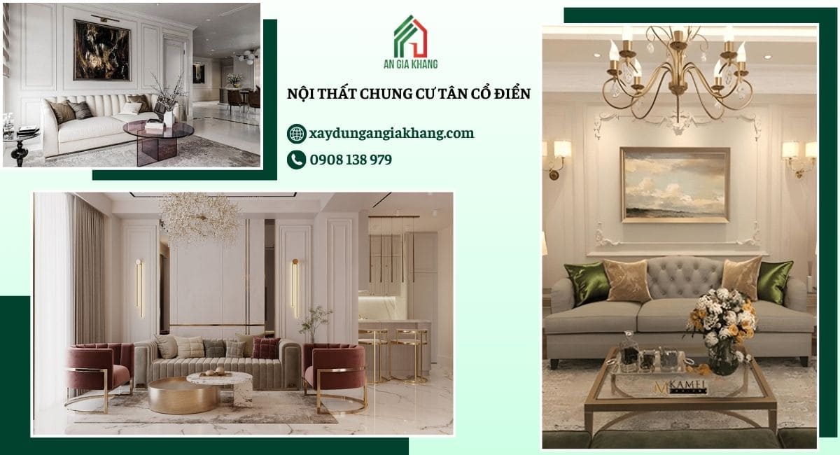 Nội thất chung cư tân cổ điển