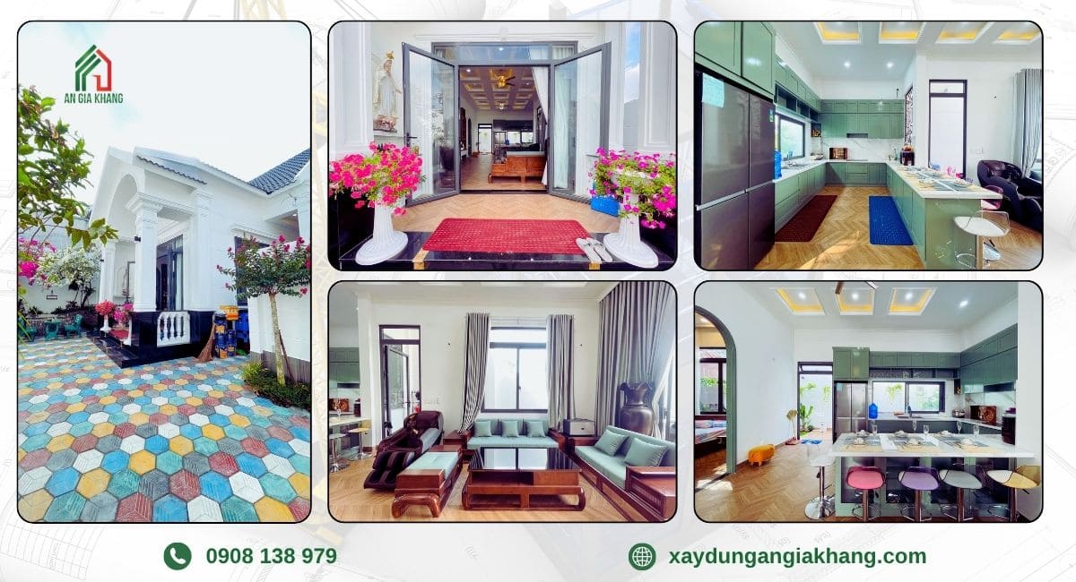 Nội thất nhà cấp 4 mái Thái