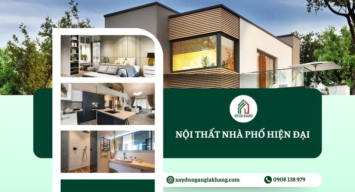 Nội thất nhà phố hiện đại 