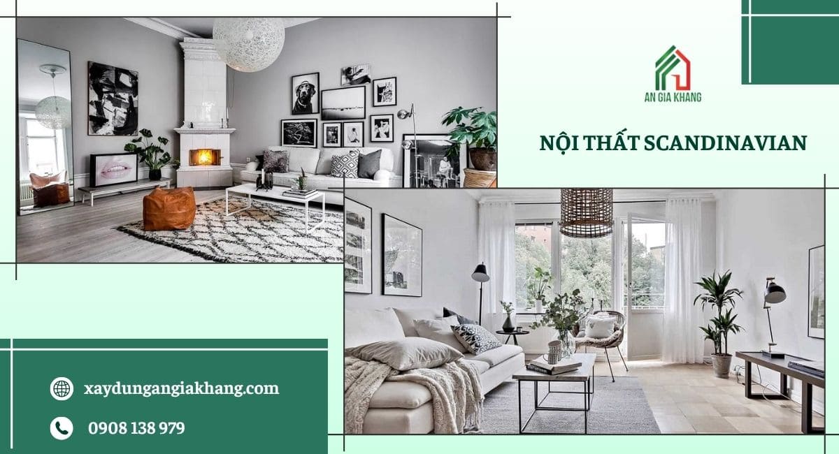 Thiết kế nội thất phong cách Scandinavian
