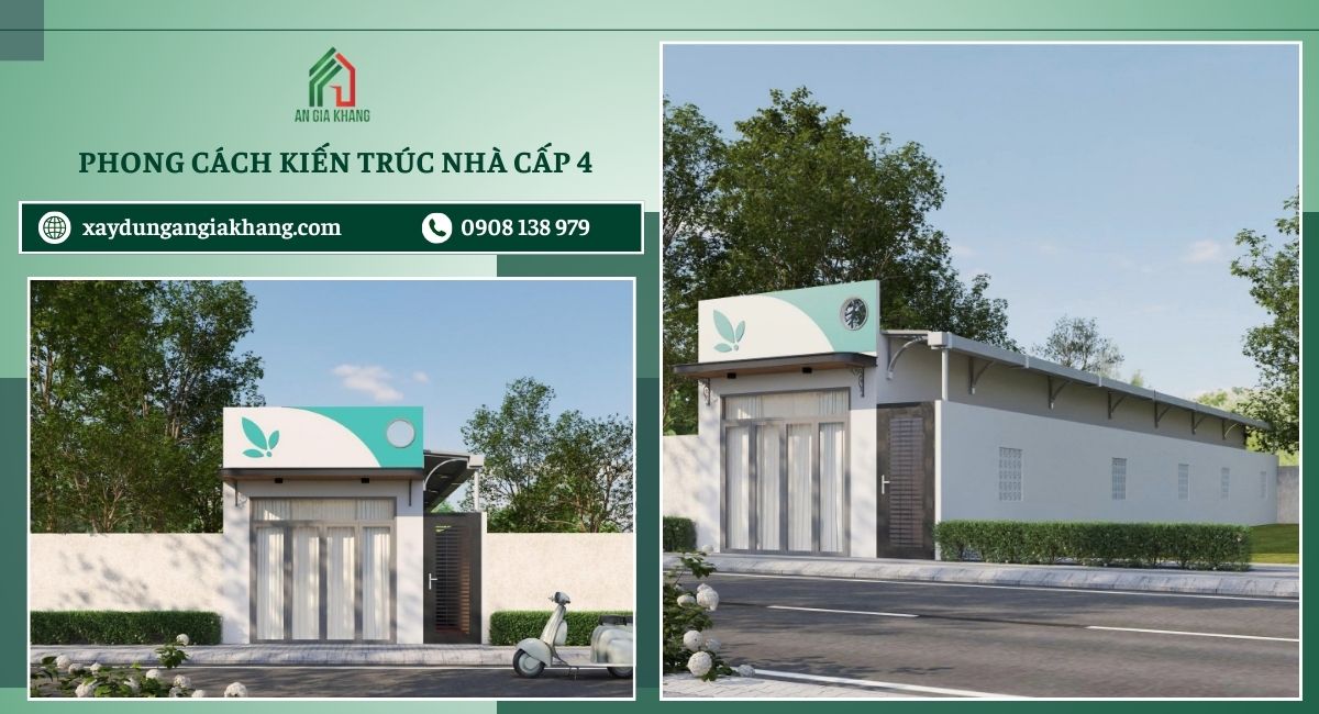 Phong cách kiến trúc nhà cấp 4