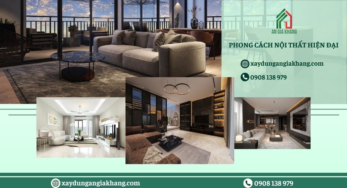 Phong cách nội thất hiện đại