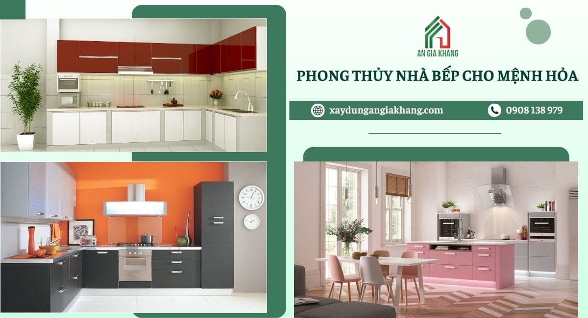 Phong thủy nhà bếp mệnh hỏa 