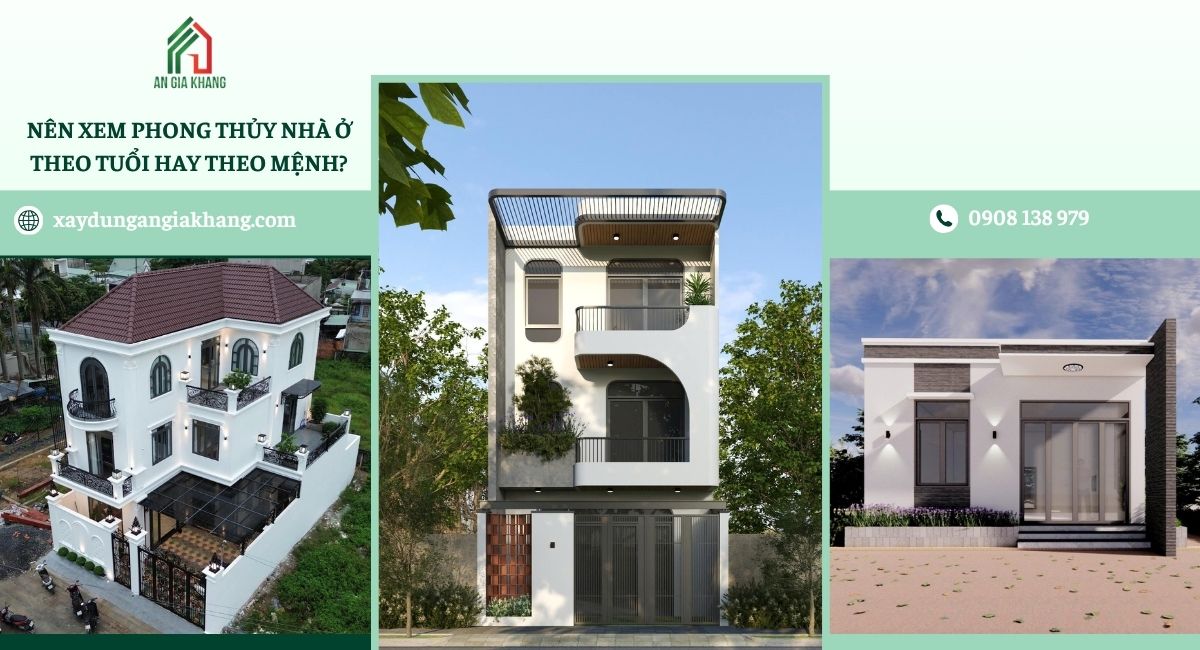 Phong thủy nhà ở theo tuổi hay theo mệnh 