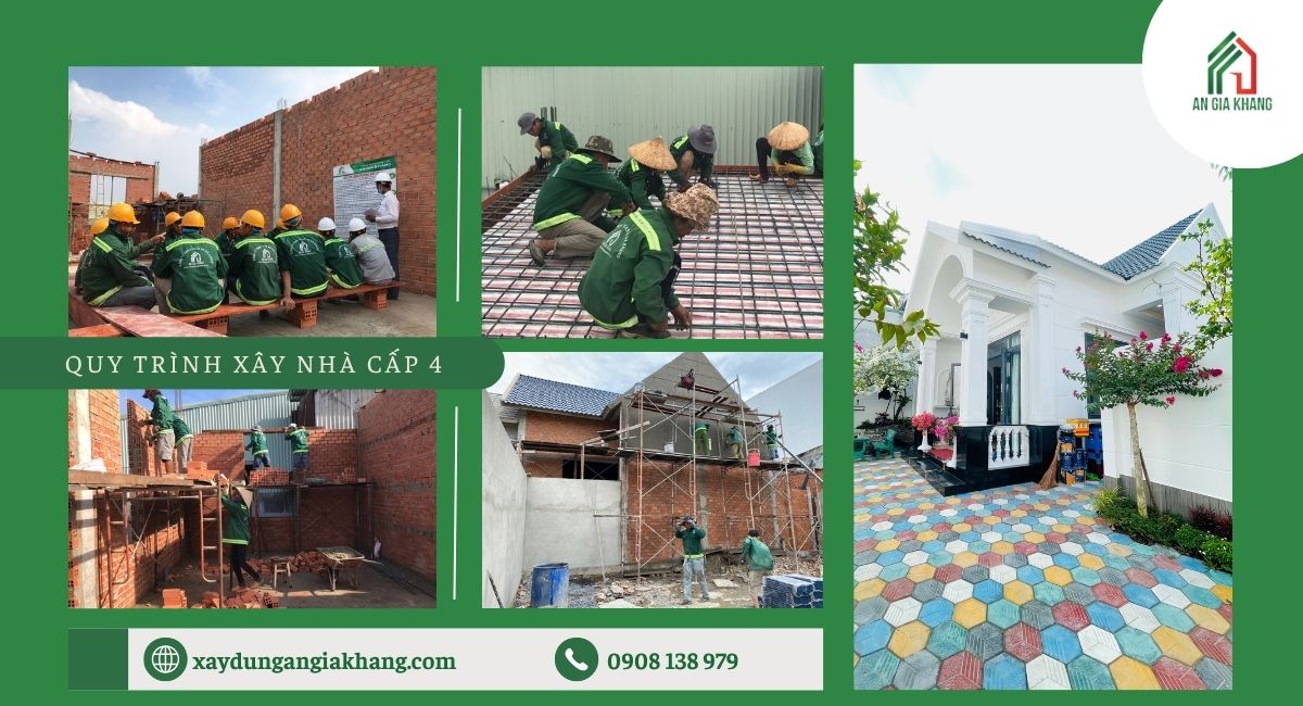 Quy trình xây nhà cấp 4 trọn gói 