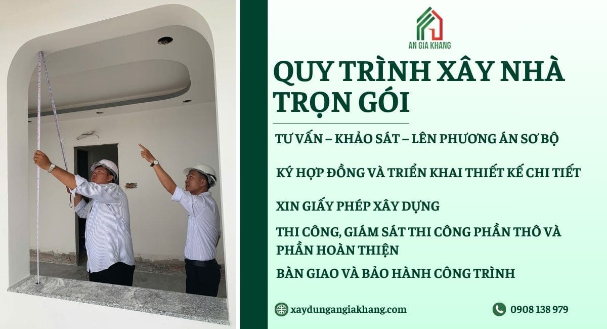Quy trình xây nhà trọn gói 