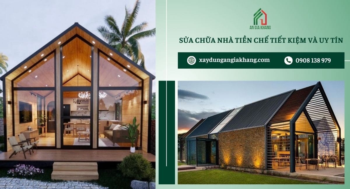 Sửa chữa nhà tiền chế tiết kiệm và uy tín 