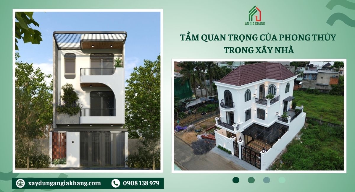 Tầm quan trọng của phong thủy trong xây nhà 