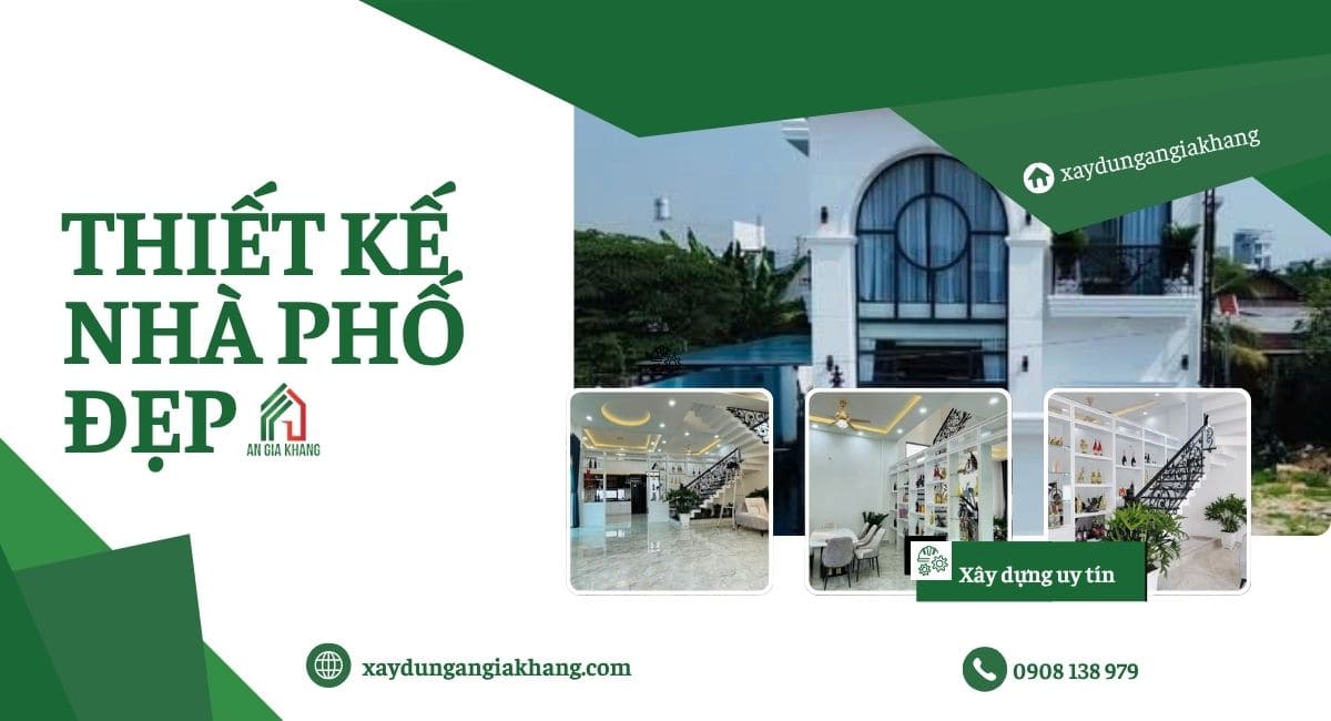 Mẫu nhà phố 1 trết 1 lầu tại An Gia Khang 