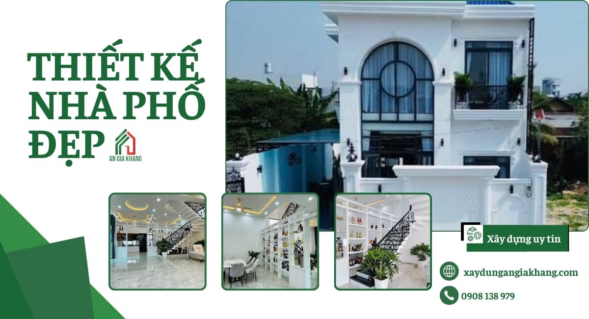 Mẫu nhà phố 1 trết 1 lầu tại An Gia Khang