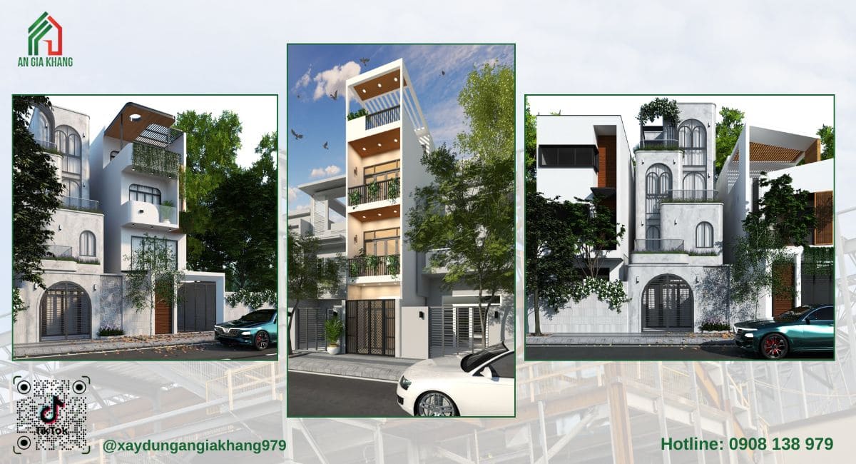 thiết kế nhà phố tại An Gia Khang