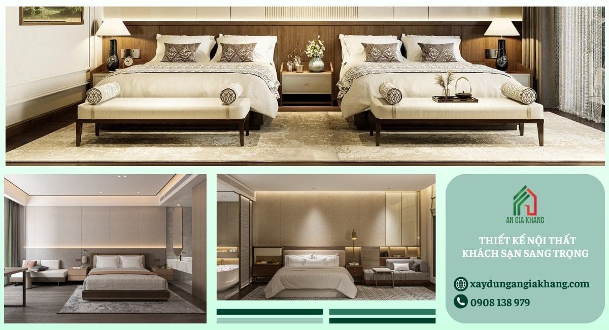 Thiết kế nội thất khách sạn sang trọng