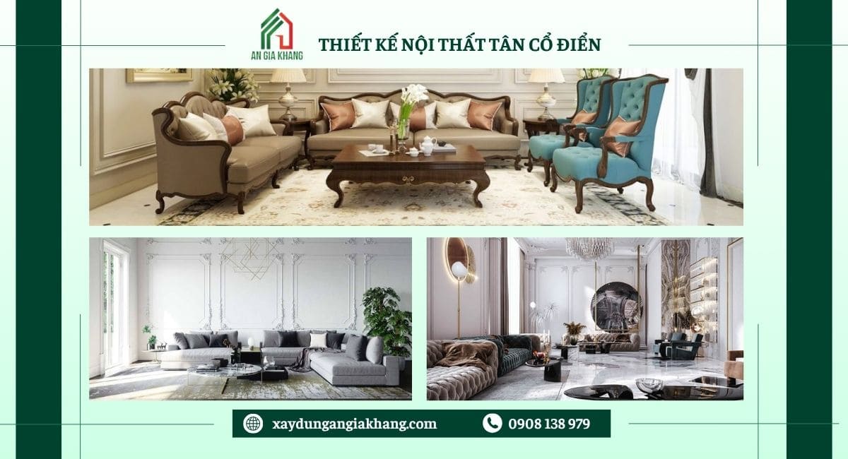 Thiết kế nội thất tân cổ điển 