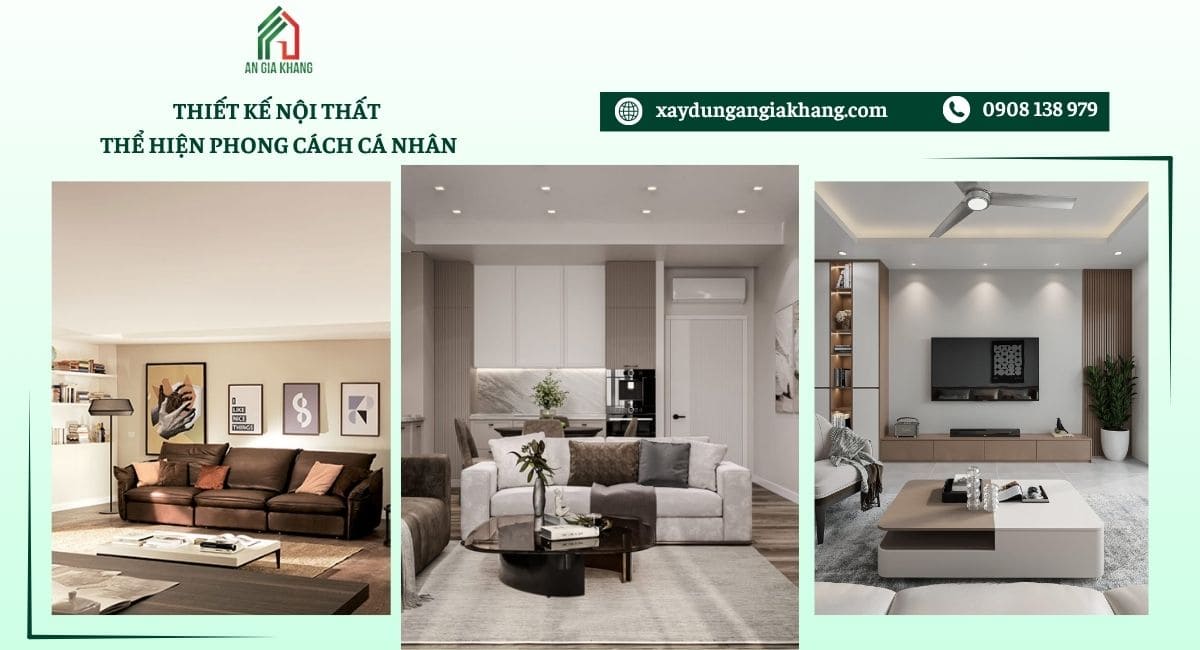 Thiết kế nội thất thể hiện phong cách cá nhân 