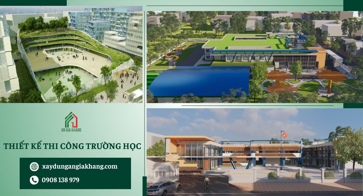 Thiết kế thi công trường học 