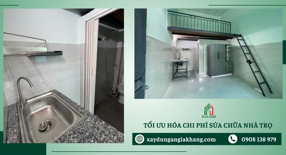 Tối ưu hóa chi phí sửa chữa nhà trọ