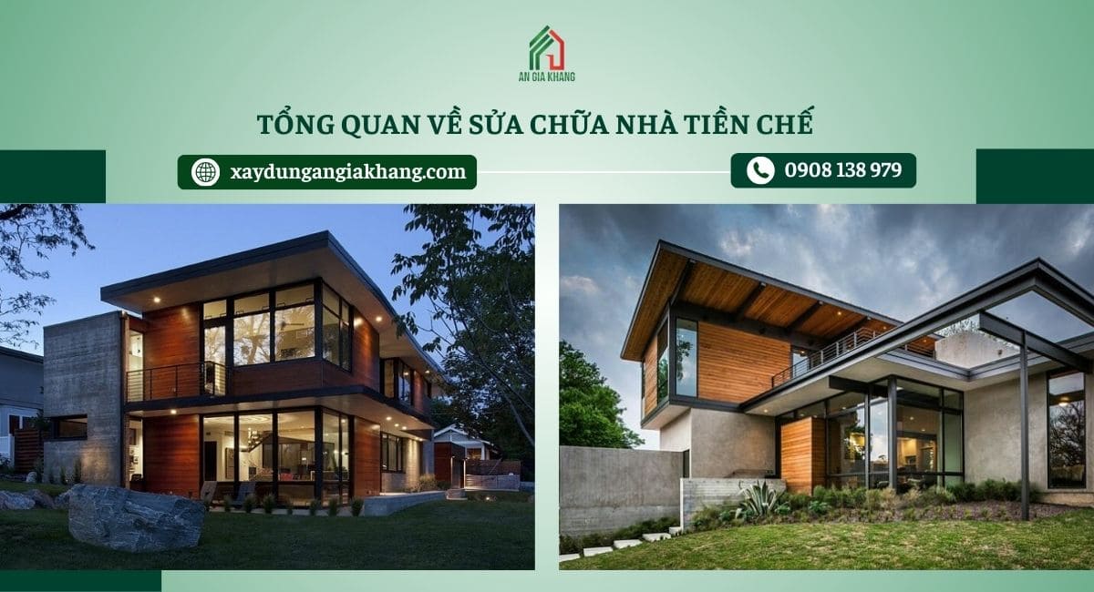 Tổng quan về sửa chữa nhà tiền chế