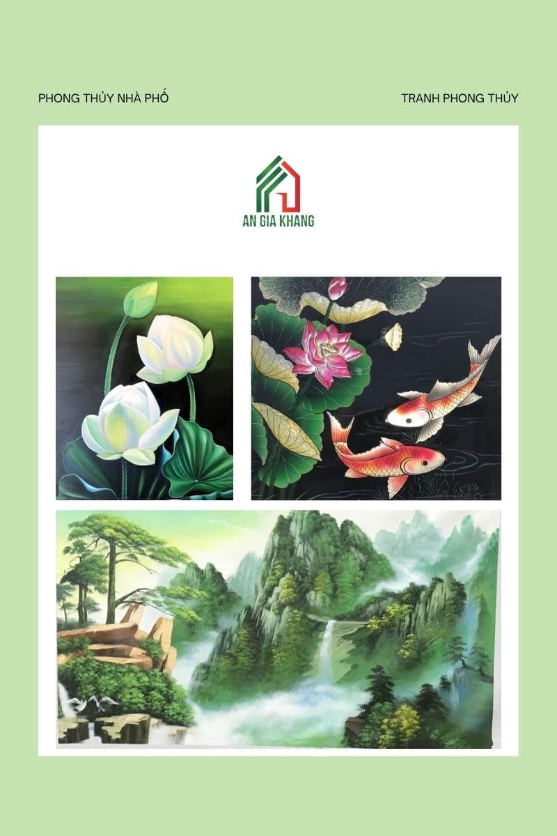 Tranh phong thủy treo tại nhà
