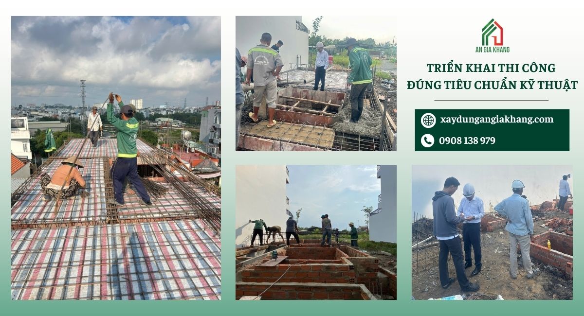 Triển khai thi công tiêu chuẩn kỹ thuật 