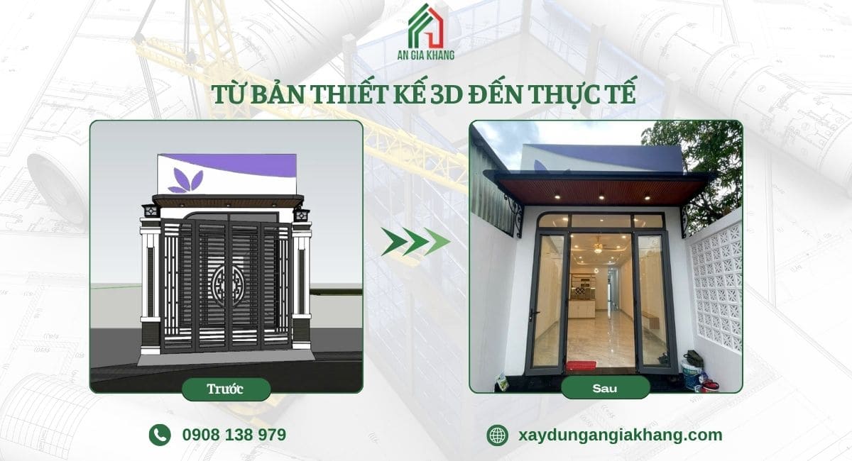 Hình ảnh thực tế từ 3D đến thực tế