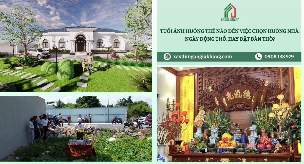 Tuổi ảnh hưởng thế nào đến việc chọn hướng nhà 