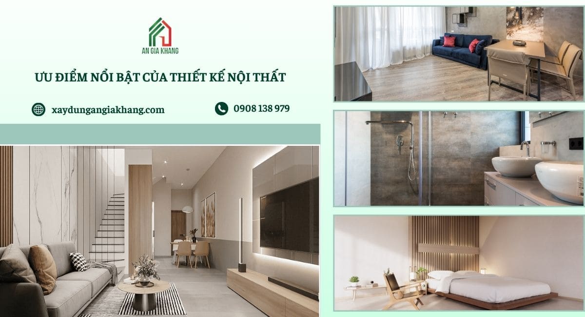 Ưu điểm nổi bật của thiết kế nội thất