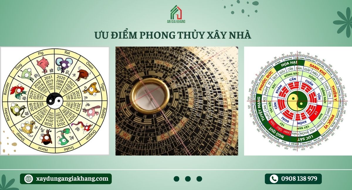 Ưu điểm phong thủy xây nhà 