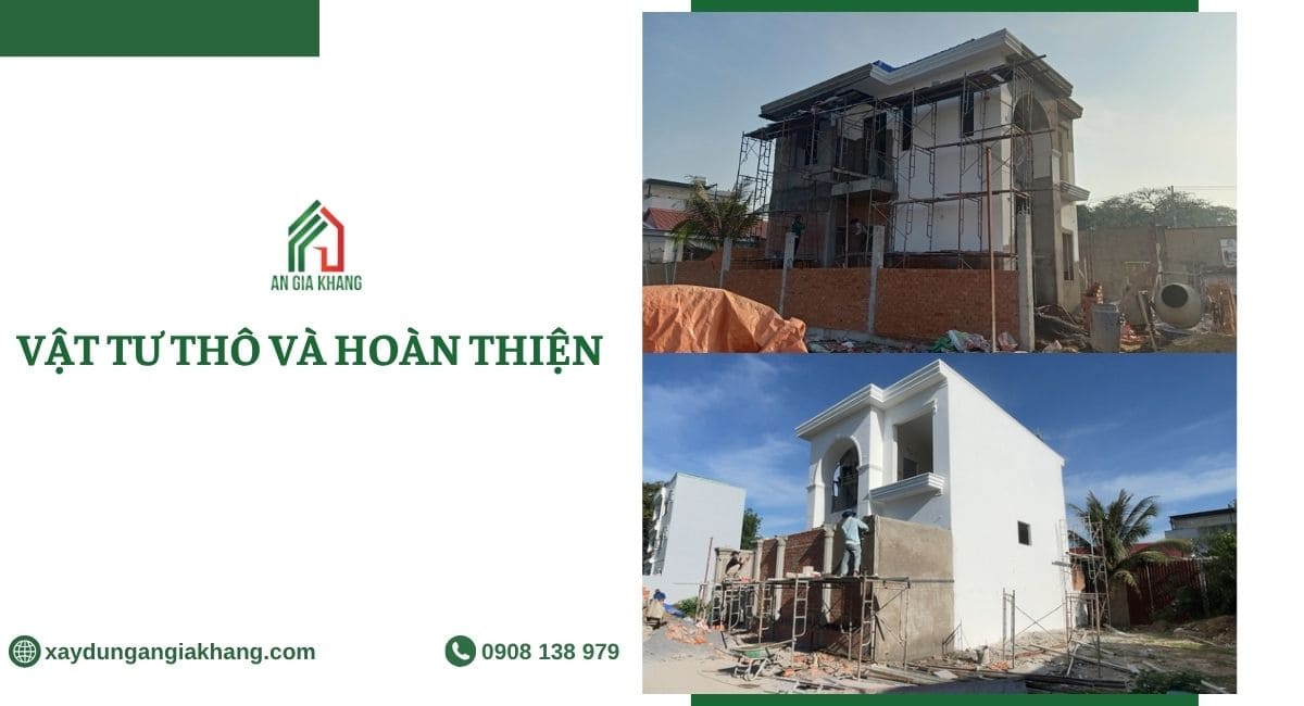 Báo giá vật thư thô và vật tư hoàn thiện 