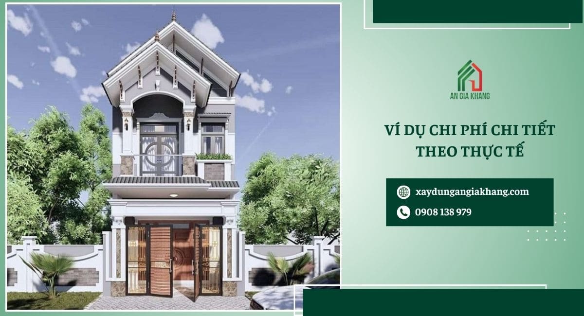 Ví dụ chi phí theo thực tế