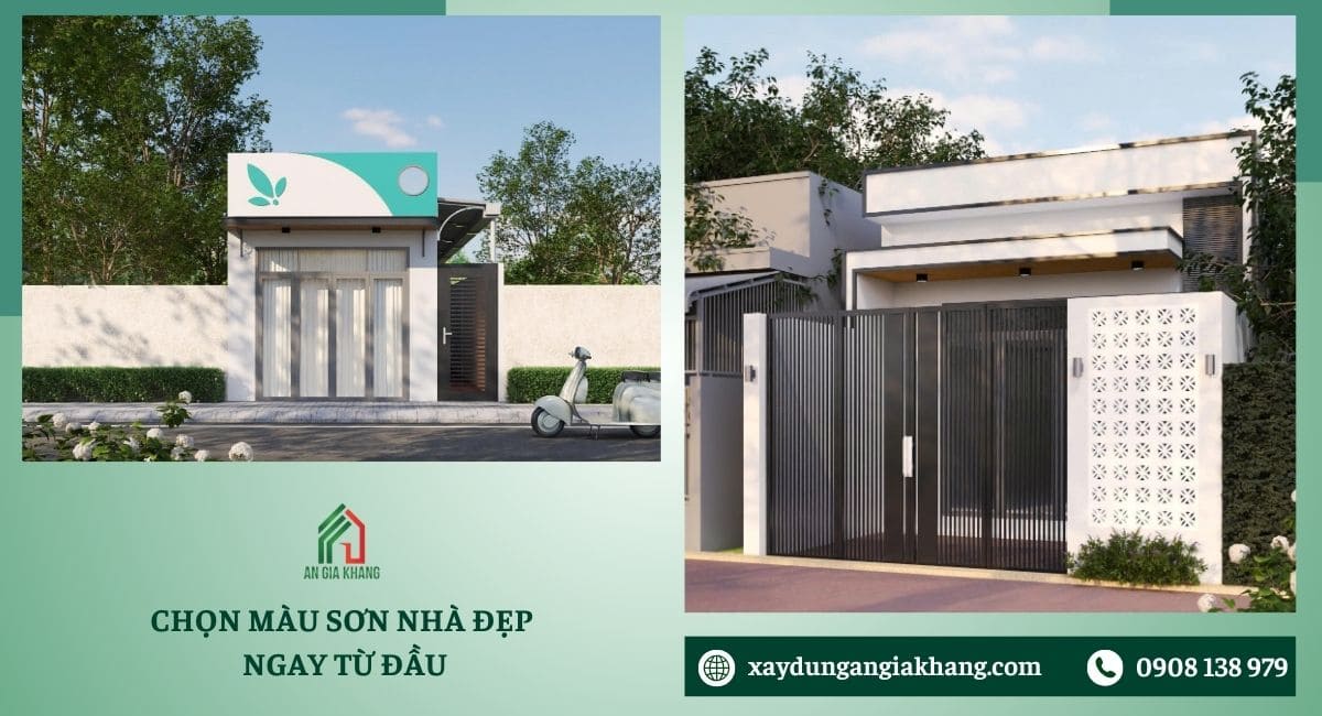  Chọn màu sơn nhà đẹp ngay từ đầu