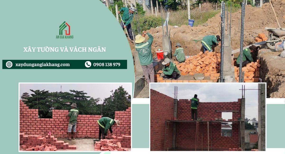 Xây tường và vách ngăn