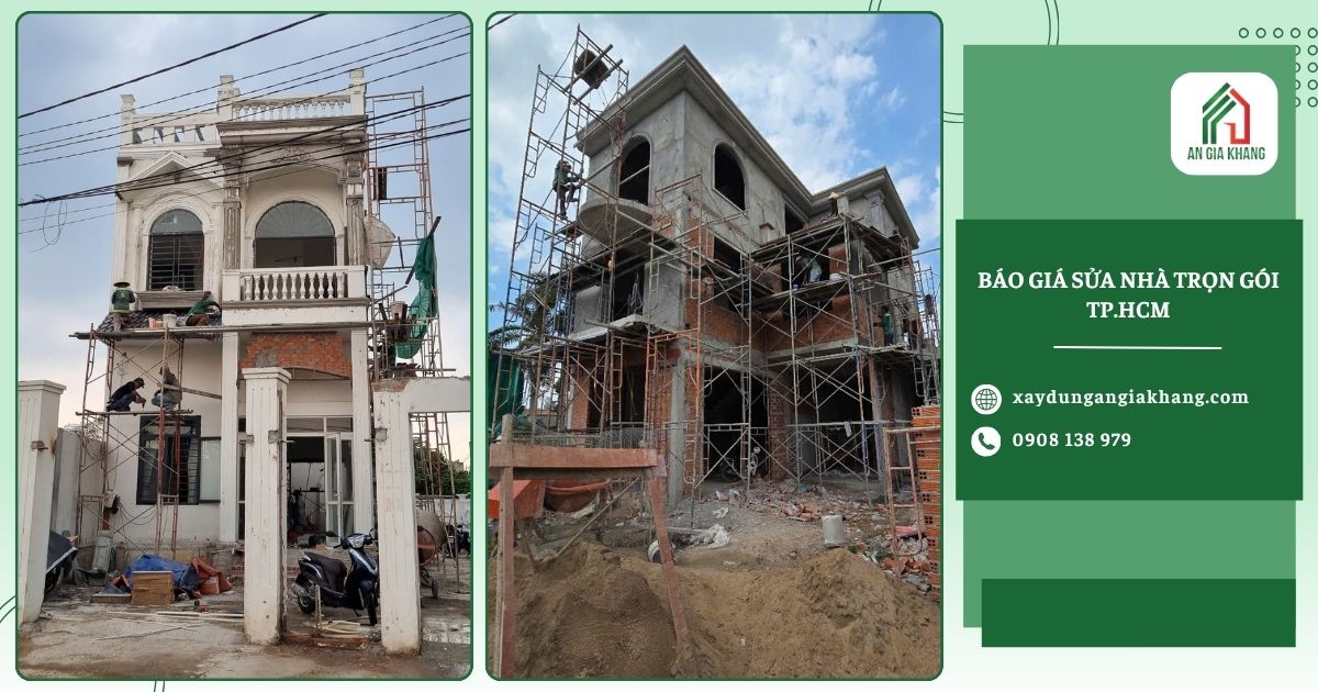 Báo giá sửa nhà trọn gói TPHCM mới nhất 2026