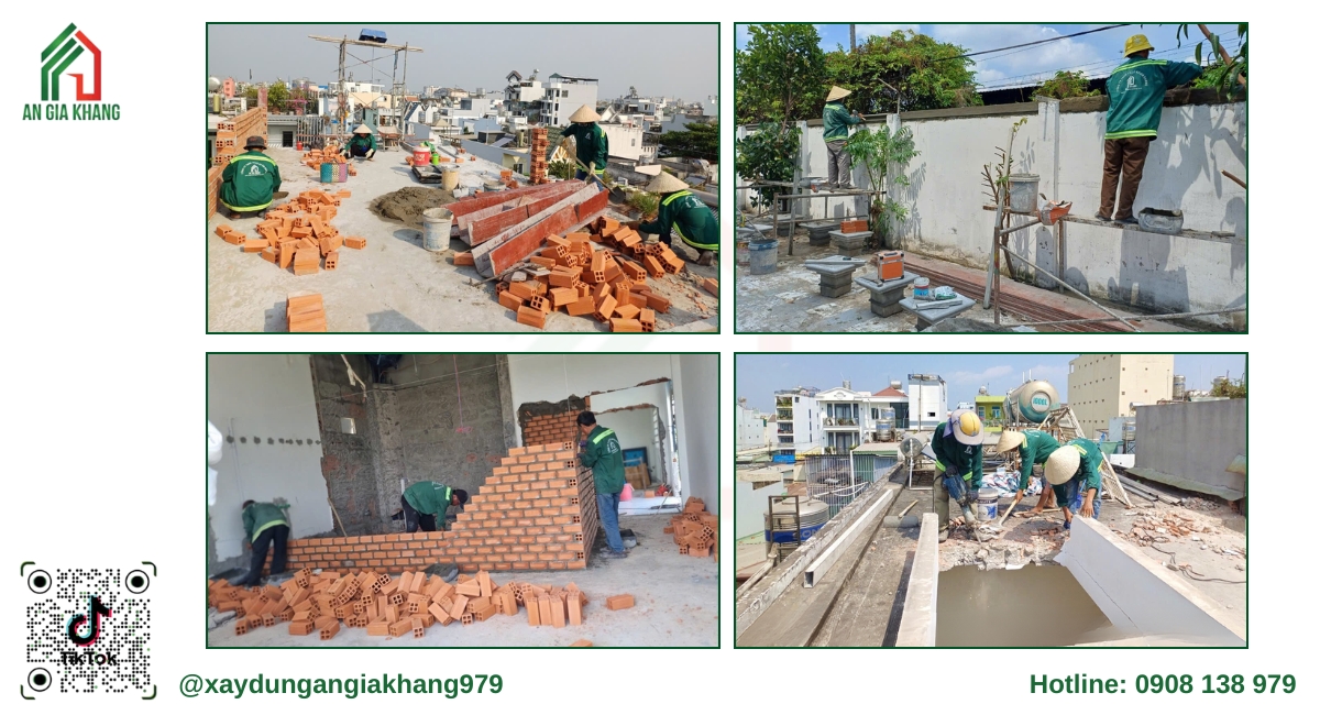 Các hạng mục sửa nhà trọn gói